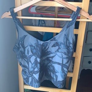LULULEMON ALIGN TANK/ BLACK AND GREY/ SIZE 6